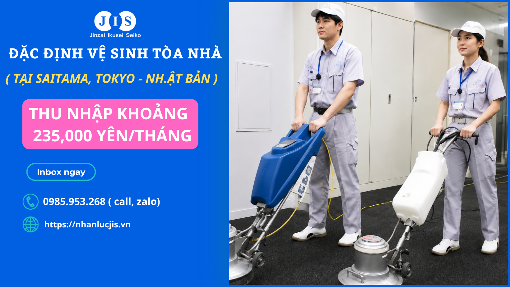 ĐẶC ĐỊNH VỆ SINH TÒA NHÀ – KHU VỰC KANTO